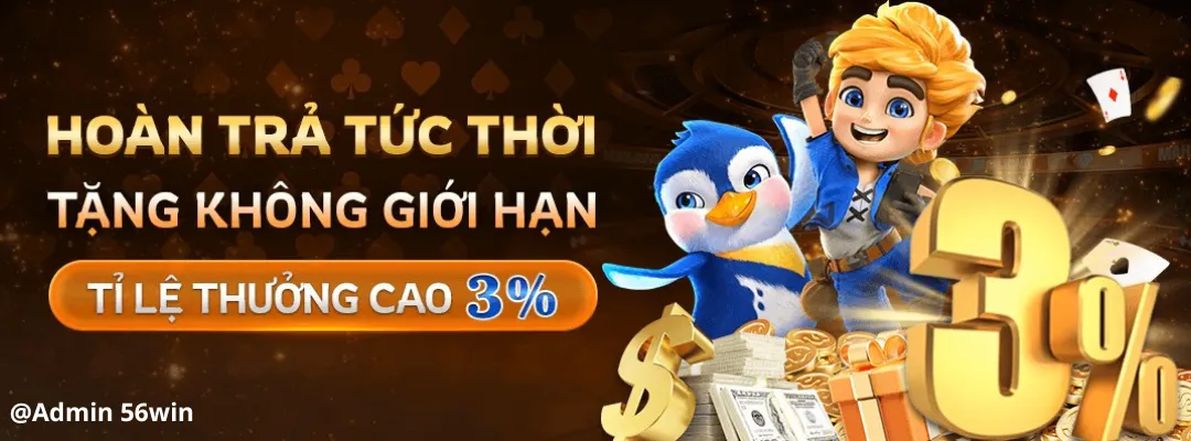 Hoàn trả tiền trên 56win